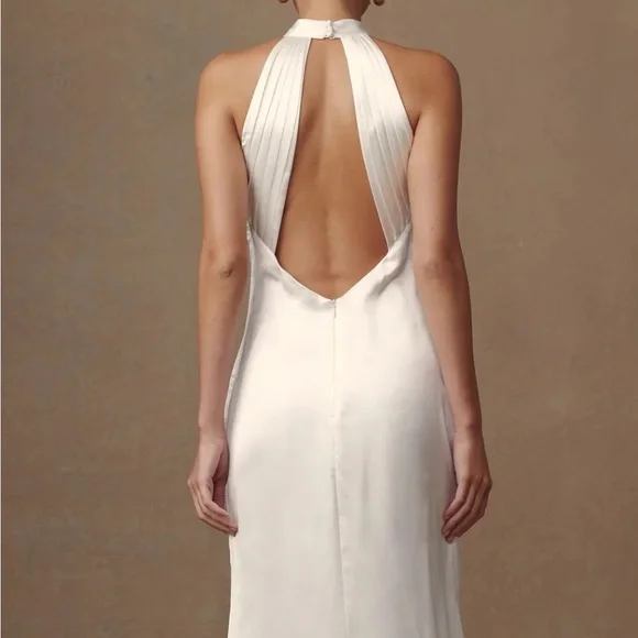 Meshki Dylan Rose Maxi Dress in White - Picture 2 of 2